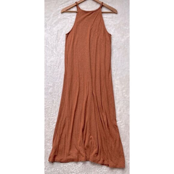 Madewell Knit Cami Midi Dress in Heather Afterglow Red, Size Small - Picture 12 of 14